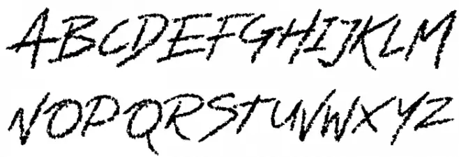 Ghastly Font Litere mari