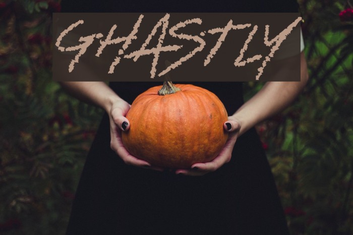 Ghastly panic шрифт