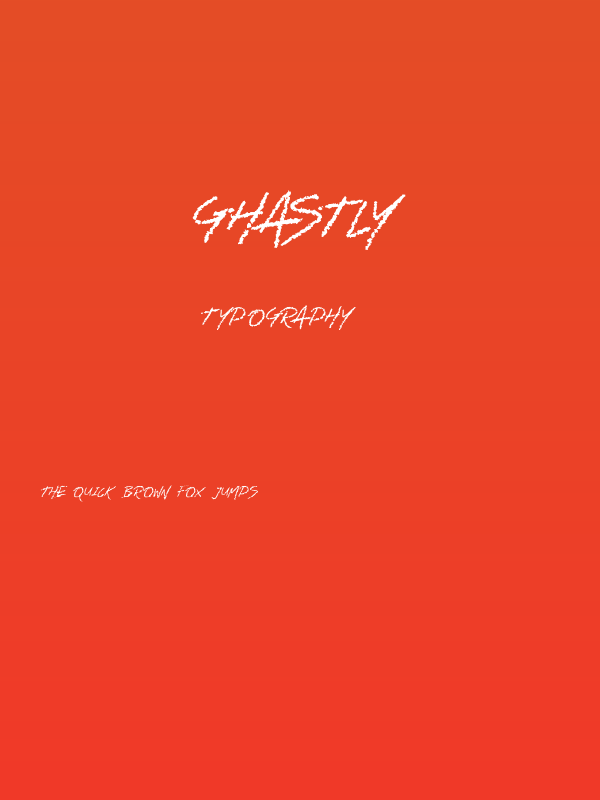 Ghastly Poster