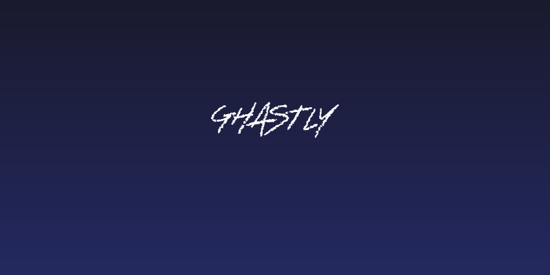 Ghastly Social Header
