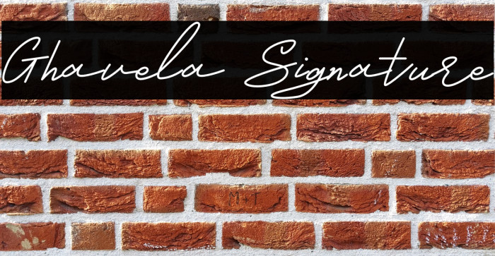 Ghavela Signature Example 3