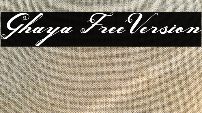 Ghaya FreeVersion Example 2