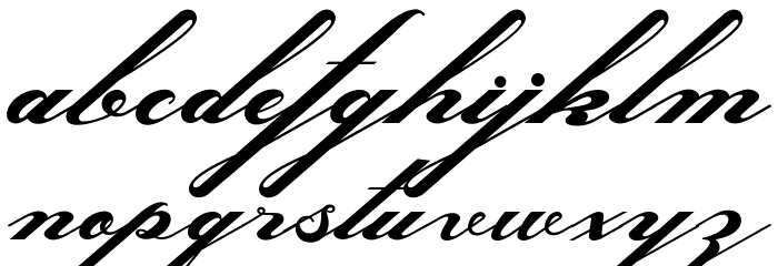 Ghaya FreeVersion Font LOWERCASE