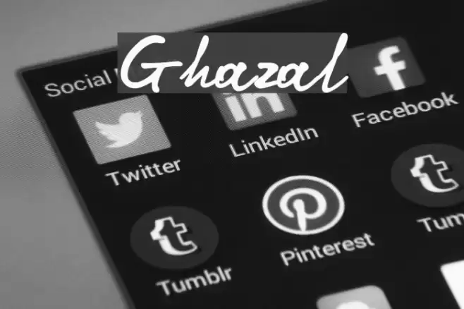 Ghazal Font examples