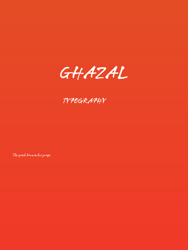 Ghazal Poster