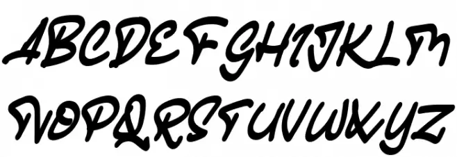 Gheamarker 字体 大写