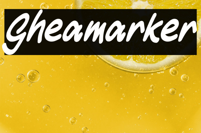 Gheamarker Example 2