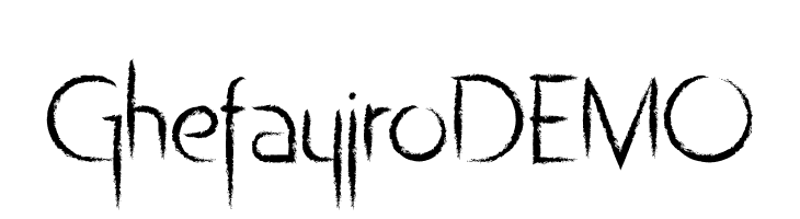 Ghefayjro DEMO  Frei Schriftart Herunterladen