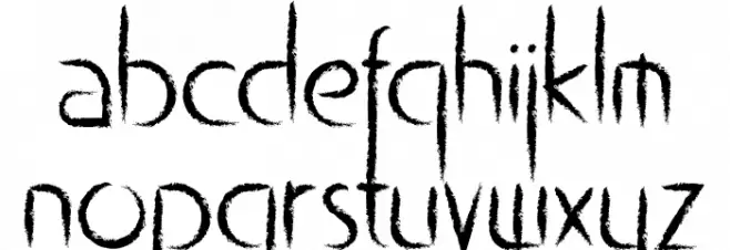 Ghefayjro DEMO フォント 小文字