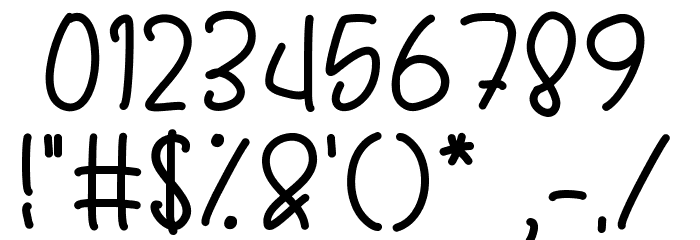 GhemmaPersonalUse Font OTHER CHARS