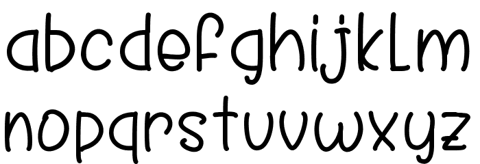 GhemmaPersonalUse Font LOWERCASE
