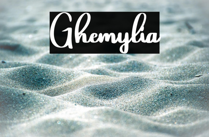 Ghemylia Example 1