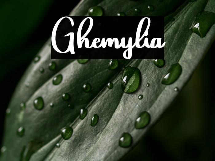 Ghemylia Example 2