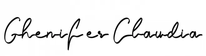 Ghenifer Claudia  Frei Schriftart Herunterladen