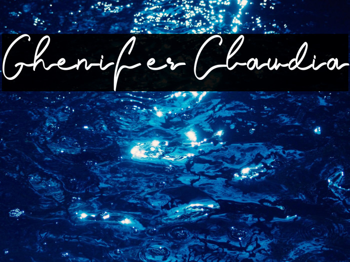 Ghenifer Claudia Example 1