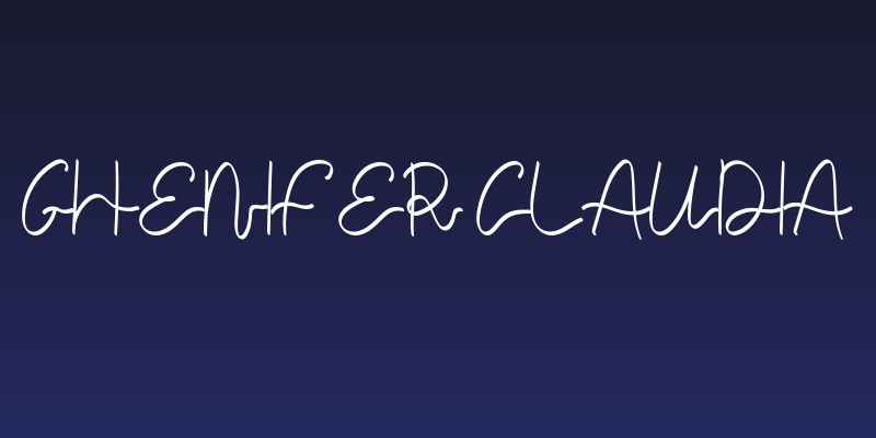 Ghenifer Claudia Social Header