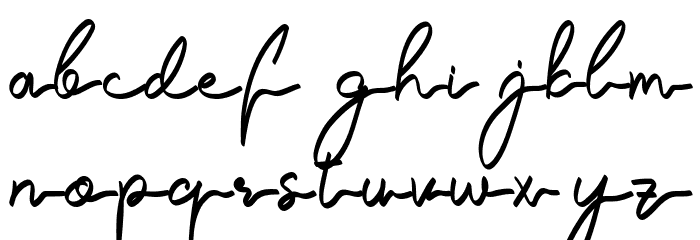 Ghenifer Claudia Font LOWERCASE