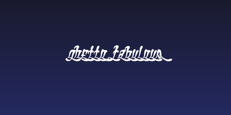 Ghetto Fabulous Social Header