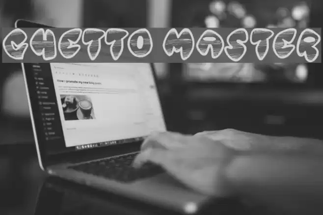 Ghetto Master Font examples