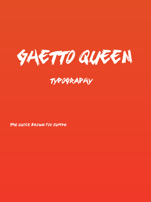 Ghetto Queen Poster