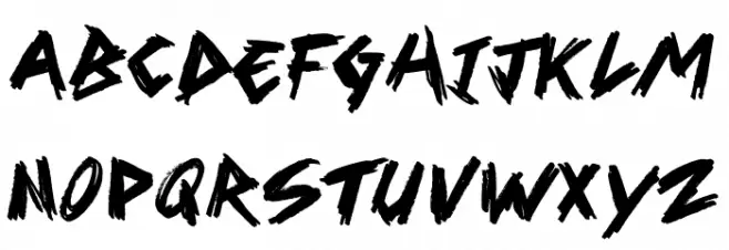 Ghetto Queen Schriftart Kleinbuchstaben