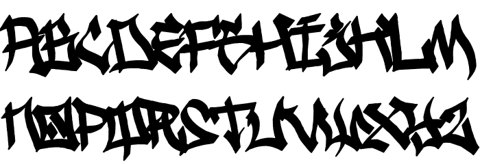 Ghetto Streetz Font LOWERCASE
