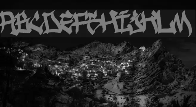 Ghetto Streetz Font examples