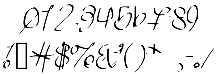 GhettoMagnetic Font OTHER CHARS
