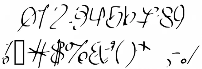 GhettoMagnetic Font OTHER CHARS