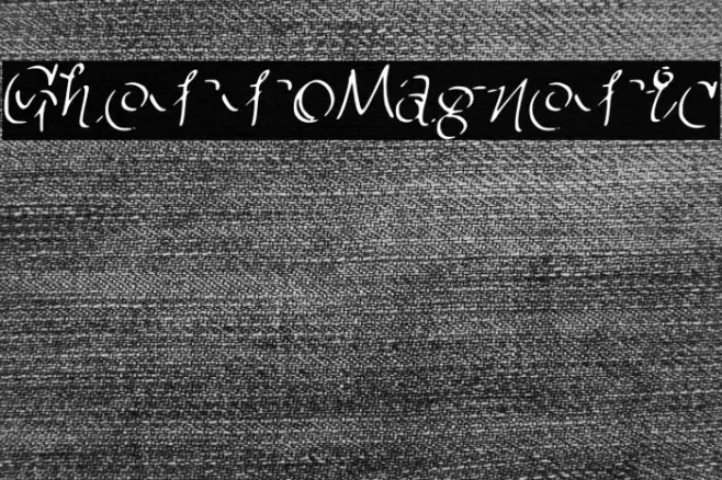 GhettoMagnetic Font examples