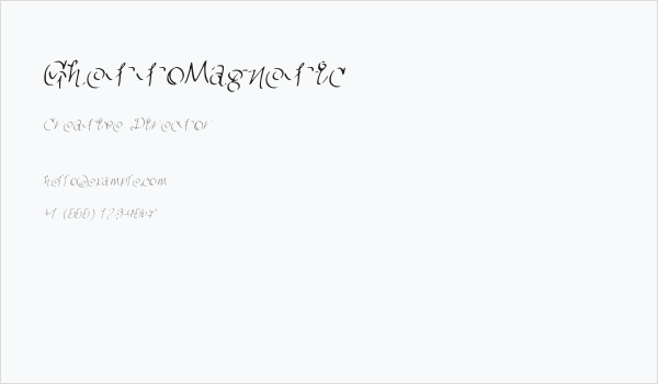 GhettoMagnetic Business Card