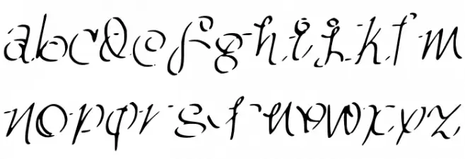 GhettoMagnetic フォント 小文字