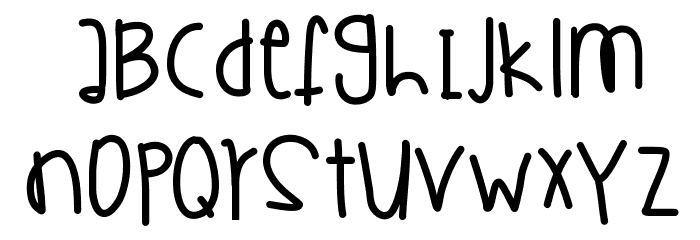 GhettoSymphony Font LOWERCASE