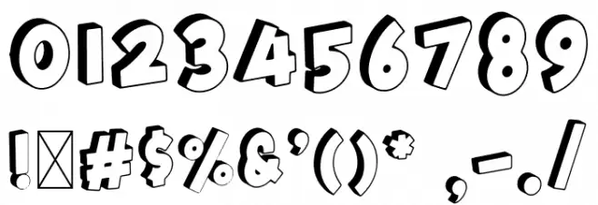 Ghibo Talk Font OTHER CHARS