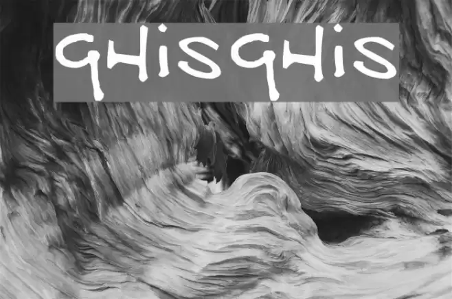 Ghis Ghis Font examples