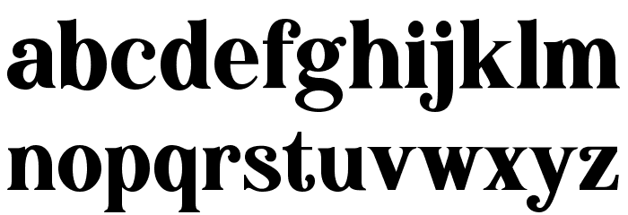 Ghitna Font LOWERCASE