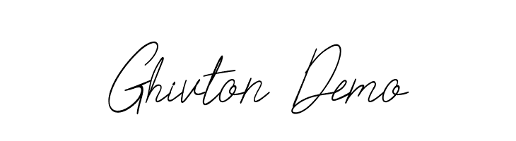 Ghivton Demo  Frei Schriftart Herunterladen