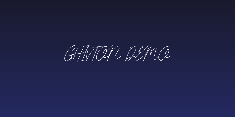Ghivton Demo Social Header