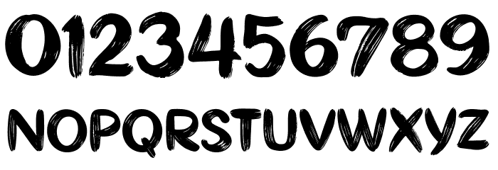 Ghiya Strokes Font OTHER CHARS