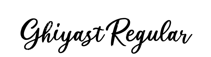 Ghiyast Regular  Frei Schriftart Herunterladen
