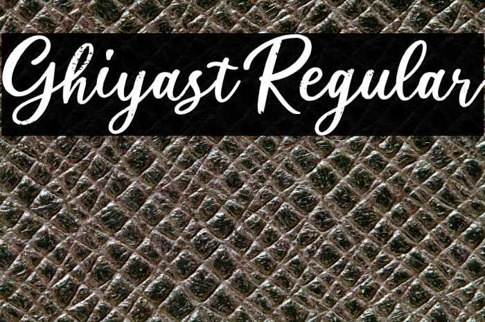 Ghiyast Regular Example 3