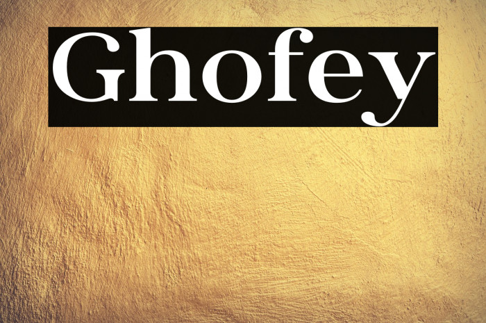 Ghofey Example 3