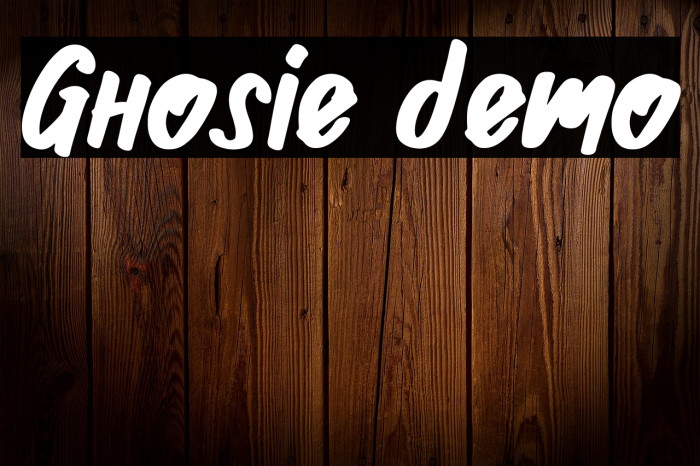 Ghosie demo Example 1