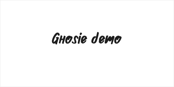 Ghosie demo Logo