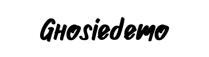 Ghosiedemo  Fuentes Gratis Descargar