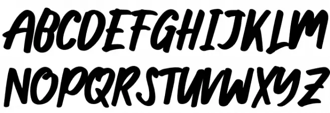 Ghosiedemo Schriftart Groß