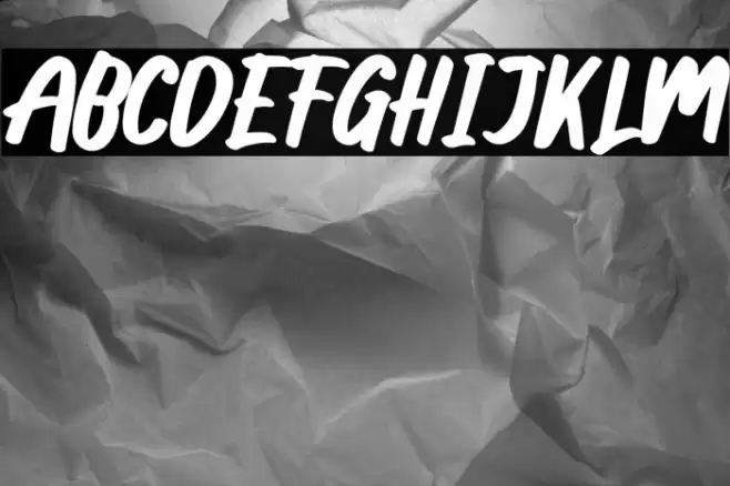 Ghosiedemo Font examples