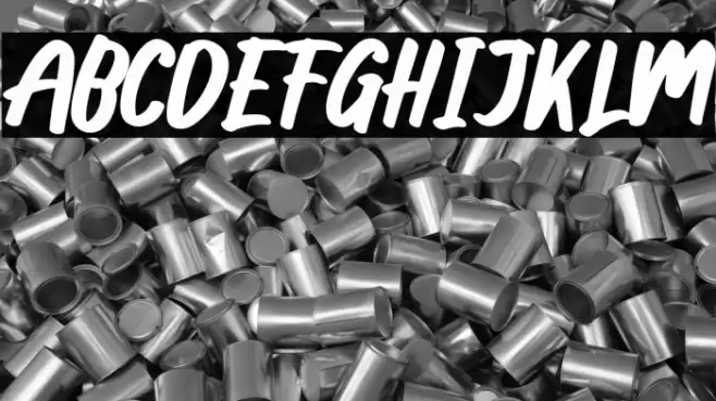 Ghosiedemo Font examples