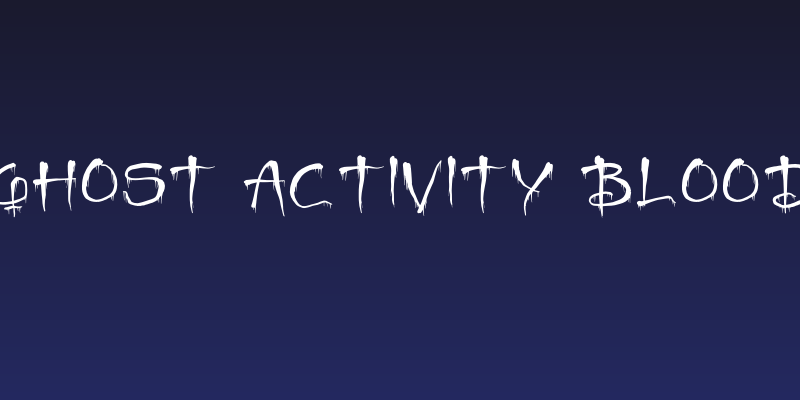 Ghost Activity Blood Social Header