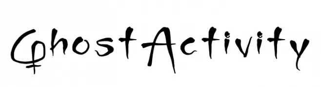 Ghost Activity  Frei Schriftart Herunterladen